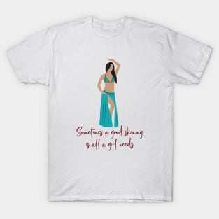 Funny Belly Dancing Shimmy T-Shirt